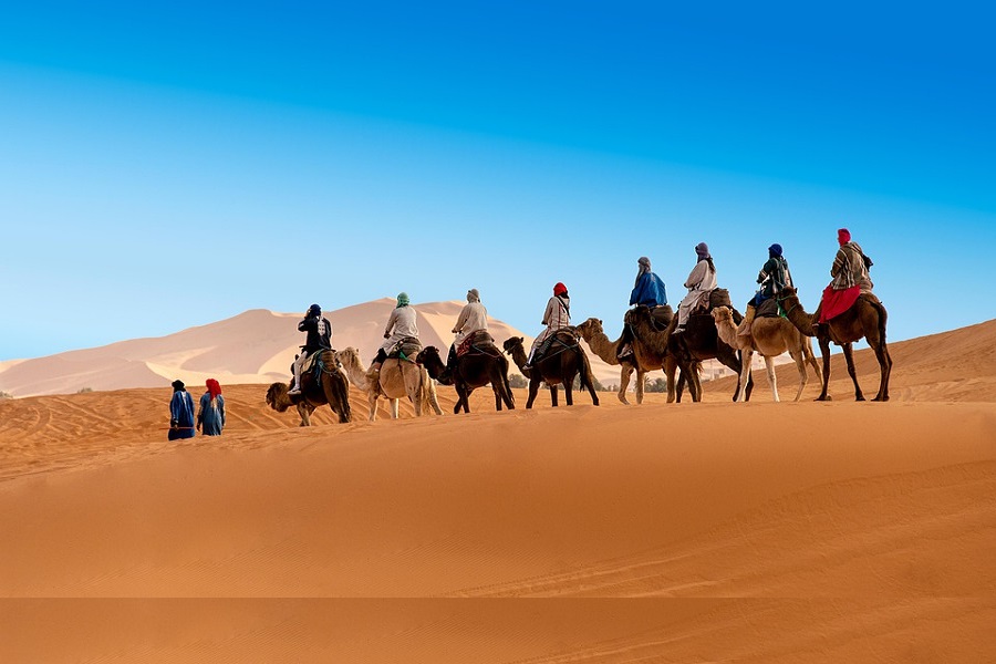 Read more about the article Camel trekking in Merzouga dunes